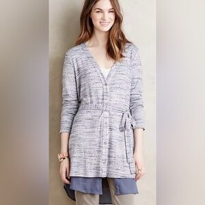 Dolan Anthropologie Nomi space dye cardigan dress